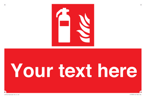 Custom Fire extinguisher Sign